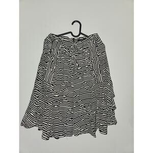 Max Mara weekend asymetric silk knee length dress 4 S